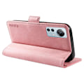 Pikkukuva 4 / 5: YIKATU YK-005 Xiaomi 12 Lite 5G -puhelimelle ihonmyötäinen PU-nahkainen suojakotelo jalustalla ja lompakolla Multicolor Style G