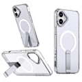 Pikkukuva 1 / 5: iPhone 16 Plus -kotelo, yhteensopiva MagSafe-jalustan kanssa, TPU + akryylipuhelinkuori Multicolor Transparent