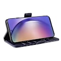 Miniatyrbillede 3 af 5: YIKATU YK-003 Læder Wallet Case med Magnetisk Lukning til Samsung Galaxy A55 5G Multicolor Sapphire