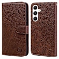 Miniatyrbild 1 av 5: För Samsung Galaxy S24+ Fodral PU Läder Anti-dropp Plånboksfodral Multicolor Style C