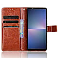 Miniatyrbild 2 av 5: För Sony Xperia 5 V Fodral Läder Ställ Plånbok Fullständigt Skydd Mobilskal Multicolor Style D