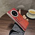 Miniatyrbillede 2 af 5: DENIOR Magnetisk etui i ægte okselæder med PC-støttefod til Huawei Mate 70 Pro/70 Pro+ Multicolor Style B