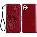 Miniatyrbillede 1 af 5: Til Samsung Galaxy A05 4G Etui Ugle Præget PU Læder Anti-drop Telefon Wallet Cover Multicolor Style F