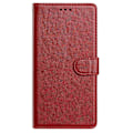 Miniatyrbillede 5 af 5: Læder telefoncover med pung, stativ og praktisk rem til iPhone 14 - Grøn Multicolor Red