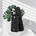 Miniatyrbillede 4 af 5: Style 02 Til iPhone 15 Pro Max Etui Vertikal Flip Korttaske TPU+PU Mobiltelefon Cover Multicolor Style A