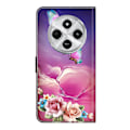 Miniatyrbild 5 av 5: TPU+PU Läder Flip Fodral För Xiaomi Redmi 14C 4G/14R 5G/Poco C75 4G Mönstertryckt Multicolor Style M