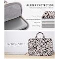 Miniatyrbillede 4 af 5: Type A CANVASARTISAN H31-B01 13\" Leopard Print Laptop Sleeve Lynlåslukning Robust