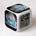 Miniatyrbild 1 av 2: Stitch Väckarklocka Stitch Barnpresent Färgbyte Fyrkantig väckarklocka Julklapp Flera typer style 10