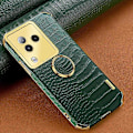 Pikkukuva 2 / 5: Xiaomi Civi 3 5G -puhelinkotelo sormuksella ja jalustalla, krokotiilinnahkajäljitelmä, nahka+TPU-suojakuori Multicolor Style C