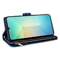 Miniatyrbillede 4 af 5: Til Samsung Galaxy A06 Etui Lynlås Pung Multiple Kortpladser Læder Telefon Cover Multicolor Style A