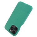 Miniatyrbild 5 av 5: Cover till Iphone 13 Pro Max 6,7", Läderbelagd PC- phone case kompatibel med Magsafe Cyan