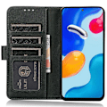 Pikkukuva 2 / 5: Samsung Galaxy A06 -kotelo, lehmännahkakuvioinen nahkalompakkopuhelinkotelo jalustalla Multicolor Style C