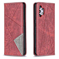 Miniatyrbillede 1 af 5: Geometrisk Mønster Læder Stand Case med Kortlommer til Samsung Galaxy A32 4G (EU Version) Multicolor Style B