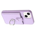 Pikkukuva 3 / 5: iPhone 15 Plus / 14 Plus -kotelo, korttipaikoilla, nahkainen takakansi ja rengastuki Multicolor Style C