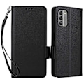 Pikkukuva 1 / 5: Nokia G310 PU-nahkainen puhelinkotelo lompakolla, jalustalla ja sormenjälkiä hylkivällä suojalla Multicolor Style F