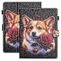 Miniatyrbillede 1 af 5: 7-tommers Universal Tablet Case PU Læder Mønster Stand Kort Holder Beskyttelsescover Multicolor Style A