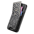 Pikkukuva 5 / 5: Samsung Galaxy A35 5G -kotelo, jossa on painettu kuvio, korttipidike, jalusta ja nahkainen takakansi Multicolor Style D