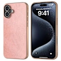 Pikkukuva 1 / 5: iPhone 16 Plus -kotelo, galvanointi, puhelinkuori, lehmännahkakuvio, PU+TPU-suojakotelo Multicolor Style B