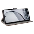 Miniatyrbillede 3 af 5: Til ZTE nubia Focus Pro Wallet Case RFID-blokering PU Læder Cover Stand View - Grøn Multicolor Brown