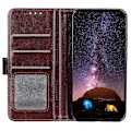 Pikkukuva 2 / 5: Motorola Moto G75 5G -kotelo Crazy Horse -kuvio PU-nahkainen puhelinjalustakotelo Multicolor Style D