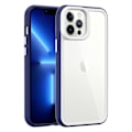 Pikkukuva 1 / 5: IPhone 13 Pro Max iskunkestävä kirkas puhelinkotelo akryylitausta + värikäs kehys irrotettava 2-in-1 suojus Blue