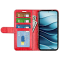 Pikkukuva 2 / 5: Xiaomi Redmi Note 14 5G -lompakkokotelo Crazy Horse -kuvioinen nahkainen puhelinkotelo jalustalla Multicolor Style A