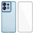Pikkukuva 1 / 5: WANLONFENG DKSM -sarja Motorola Edge 50 Pro 5G TPU -kotelolle, galvanoidulla kehyksellä ja karkaistulla lasilla Multicolor Style B