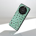 Pikkukuva 3 / 5: Huawei Mate 60 Pro -puhelimen kotelo strutsinnahkajäljitelmällä, aitoa lehmännahkaa, PC+TPU-suojakuori Multicolor Style D