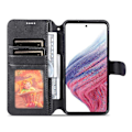 Miniatyrbillede 2 af 5: AZNS Telefoncover til Samsung Galaxy A54 5G Kalvetekstur Tegnebog Stand Læder Beskyttende Telefoncover Multicolor Style A