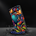 Pikkukuva 4 / 5: Samsung Galaxy S25 Ultra -kotelo PU-nahkainen lompakkopuhelinkotelo jalustalla Multicolor Style L