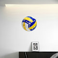 Miniatyrbild 4 av 5: Rund volleyboll Utseende Väggklocka Mute Heminredning Väggklocka