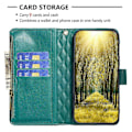Miniatyrbillede 2 af 5: til Xiaomi Poco F5 5G/Redmi Note 12 Turbo Lynlåslomme Stativ Cover PU Læder Wallet Telefon Cover Multicolor Style C