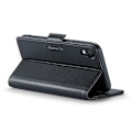 Miniatyrbillede 4 af 5: CASEME 023 Serie Til iPhone XR 6.1 tommer Læder Wallet Flip Stand Case RFID Blokerende Telefon Cover