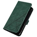 Pikkukuva 4 / 5: YB Imprinting Series-1 Xiaomi Redmi Note 13 Pro+ 5G -puhelinkotelo lompakolla, nahkainen, viivakuvio Multicolor Style F