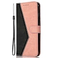 Miniatyrbillede 5 af 5: Til Xiaomi 14T Cover Farvesplejsning Tegnebog Stativ Læder Telefonetui med Håndledsrem Multicolor Style D