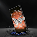 Pikkukuva 4 / 5: Honor Magic7 Pro 5G -kotelo, 3D-kuvioitu PU-nahkainen lompakkokotelo jalustalla Multicolor Crystal Butterfly