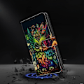 Miniatyrbild 4 av 5: TPU+PU Läder Flip Fodral För Xiaomi Redmi 14C 4G/14R 5G/Poco C75 4G Mönstertryckt Multicolor Style L