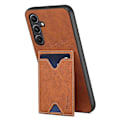 Pikkukuva 2 / 5: DENIOR Samsung Galaxy A34 5G PU-nahkapäällysteinen TPU-kotelo, jossa on jalusta ja korttipidike, takakuori Multicolor Style A