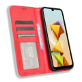 Miniatyrbillede 2 af 5: Læderetui med stativ i retrostil til Zte Blade A33s Red