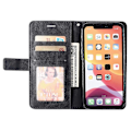 Pikkukuva 2 / 5: iPhone 11 Nahkakotelo Hihnalla, Ihoa Miellyttävä Yhdistetty Lompakkopuhelinkotelo Multicolor Style D