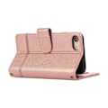 Miniatyrbillede 4 af 5: PU læder tegnebogsetui med 2 stropper til iPhone SE/SE/7/8 4,7 tommer Multicolor Rose Gold