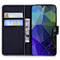 Miniatyrbild 2 av 5: Stativfodral i PU-läder med fjärilstryck för Realme 13+ 5G Multicolor Style A