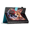 Miniatyrbillede 4 af 5: 7-tommers Universal Tablet Case PU Læder Mønster Stand Kort Holder Beskyttelsescover Multicolor Style A