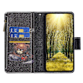 Miniatyrbillede 3 af 5: BF03 Telefon Cover til Samsung Galaxy A15 4G Etui Wallet Lynlås Læder Shell Multicolor Style H