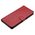 Miniatyrbillede 4 af 5: Læder telefoncover med pung, stativ og praktisk rem til Samsung Galaxy A55 5G - Grøn Multicolor Red