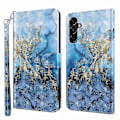 Pikkukuva 1 / 5: Samsung Galaxy A34 5G PU-nahkainen puhelinkotelo 3D-kuviopainatuksella, jalustalla ja lompakkokannella Multicolor Style D