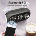 Miniatyrbillede 5 af 5: Vækkeurradio til soveværelset med farverige natlamper, hvid