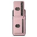Miniatyrbillede 5 af 5: SUTENI H02 til iPhone 12 6,1 tommer/12 Pro 6,1 tommer Cover Vertikal Flip PU Læder Etui Multicolor Style E
