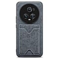 Pikkukuva 1 / 5: DENIOR Takakansi Honor Magic5 Pro -puhelimelle, PU-nahkapäällysteinen TPU-kotelo jalustalla ja korttipaikalla Multicolor Style E