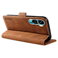 Miniatyrbillede 4 af 5: YIKATU YK-005 PU Læder Etui med Støttefod og Pung til Honor 90 Lite 5G/X50i 5G - Hudvenlig Multicolor Style C